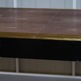 Shagreen Desk with Gold Metal, Modern Model