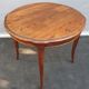 Vintage coffee table style Louis XV Oak h52