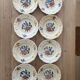 Set of 8 flat plates Sarreguemines and Digoin