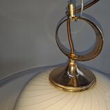 Xxl white swirl ceiling lamp murano vintage