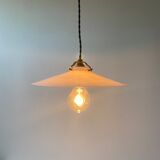 Vintage opaline pendant lamp