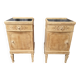 Wooden bedside tables
