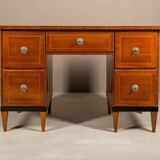 Biedermeier Desk in Walnut Veneer, Germany, circa 1830