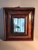 High period style mirror in solid wood from the early 20th century.