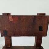 Antique children's chair, folk art, early 20th century