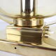 Preciosa Gold Wall Lamp or Table Lamp / Kamenický Šenov, 1970s