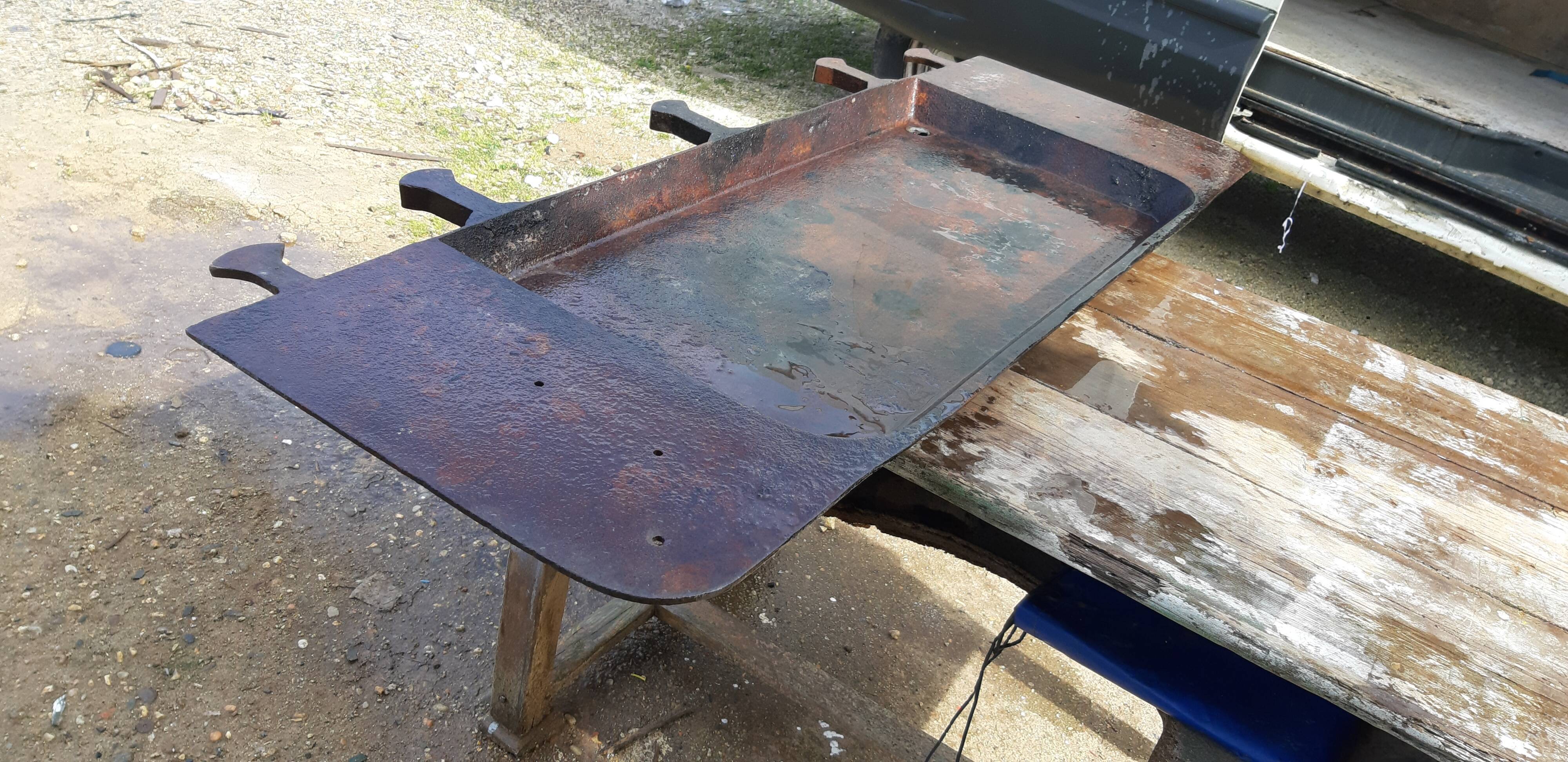 Industrial garage cast iron sink