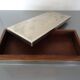 Modernist box in metal and cedar Art Deco