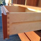 Modular teak furniture 1960 Arnaud design Louis Paolozzi