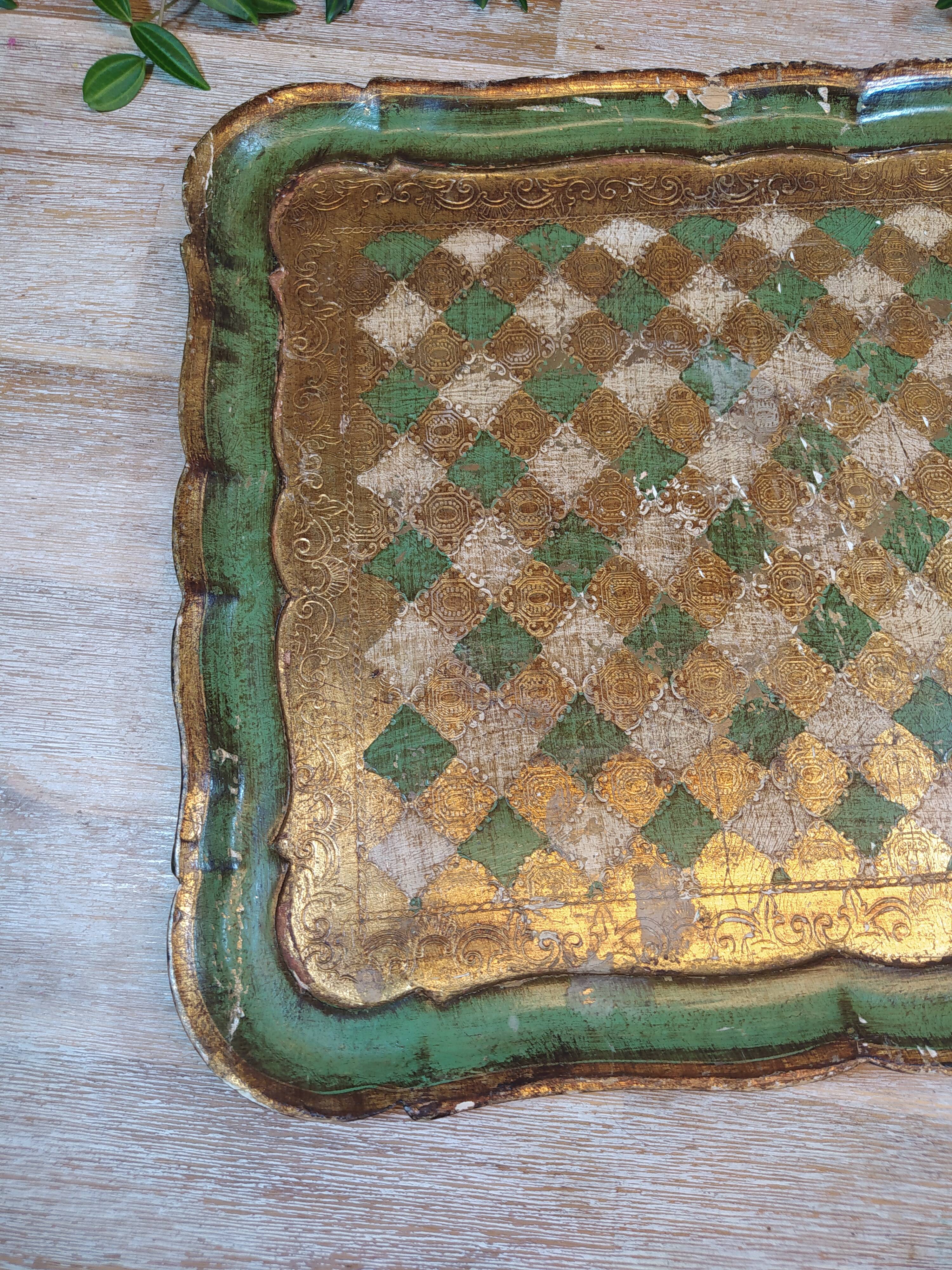 Vintage Venetian tray