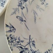 Assiettes Creil Montereau Modèle Linotte