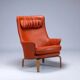 Arne Norell “Pilot” leather armchair