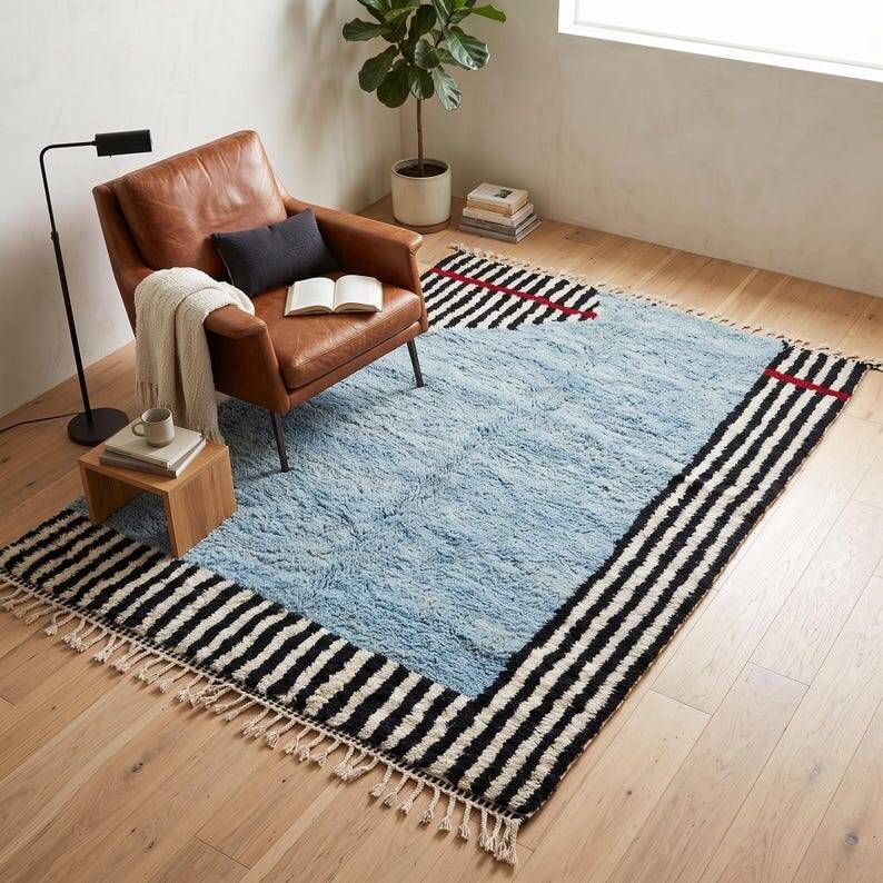 Moroccan wool rug 150/250