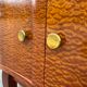Mahogany veneered bedside table from the 1950s.