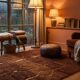 Modern Brown Rug - 290 x 250 cm