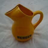 Vintage shepherd pitcher in yellow earthenware, excellent condition