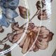 Old polychrome plate Trémières