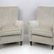 Pair of Gio Ponti Style Mid-Century Modern Italian Velvet Armchairs for Isa