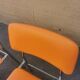 Tubmenager orange vintage chairs