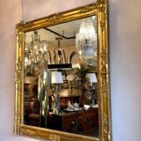 Miroir en bois doré, XIXe siècle