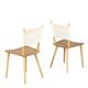 4 chaises de Jorgen Baekmark pour FDB Møbler danois.