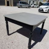 Table de ferme ancienne 1900 patiné