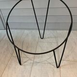 Pair of vintage rattan armchairs