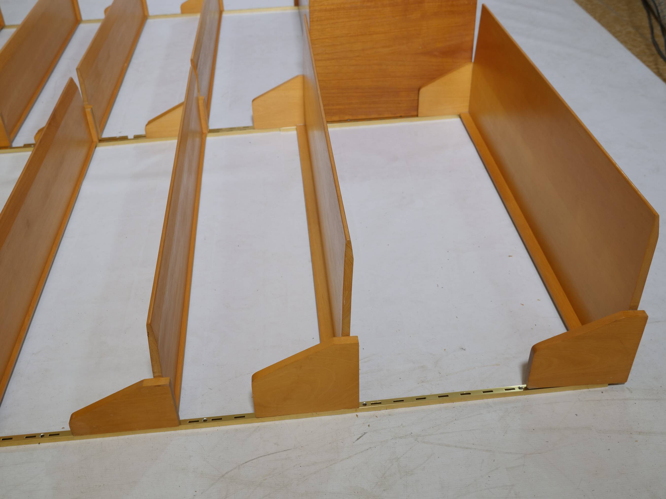 Design shelving system shelf teak wall shelf WK furniture 50s 60s