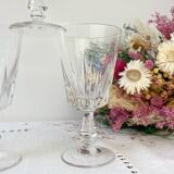9 vintage red wine glasses