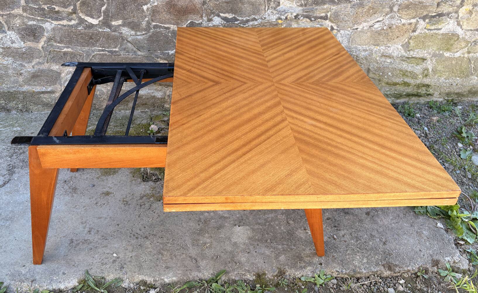 Modular table / console convertible into a high table Albert Ducrot 1962