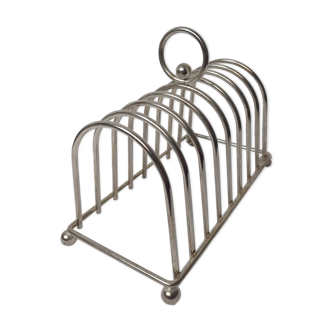 Silver metal toast door