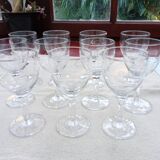 11 verres à pied années 40