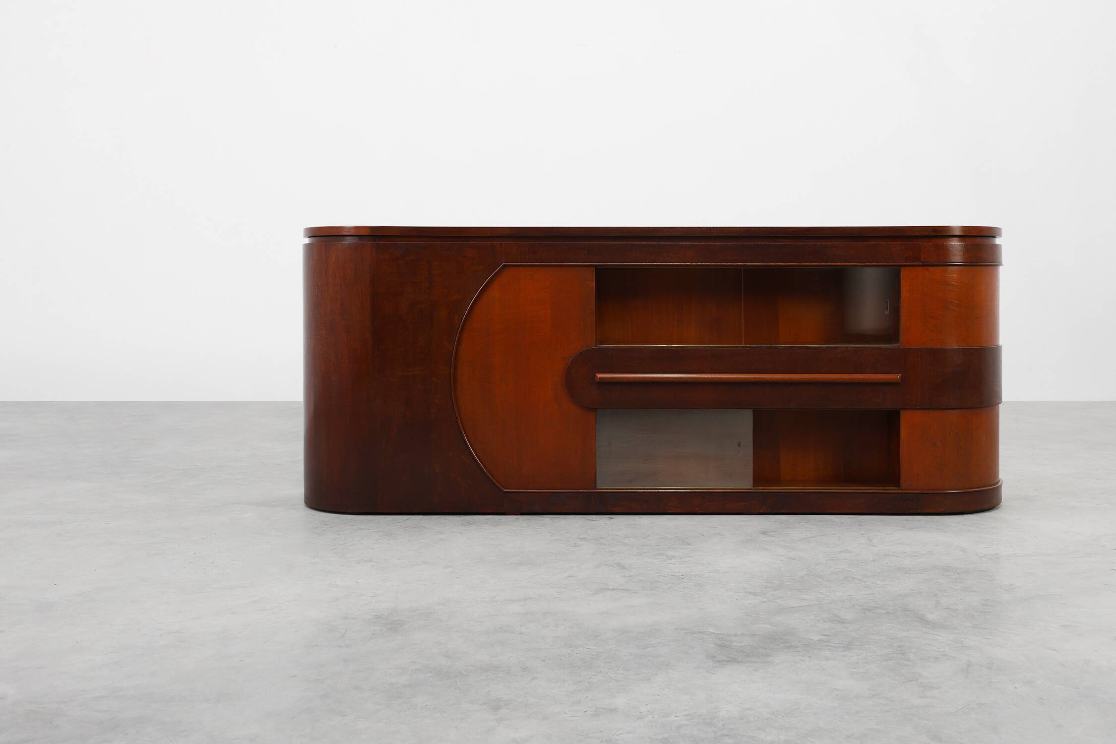 Monumental Art Deco Counter Attributed to De Coene, Belgium 1920s