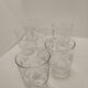 6 vintage glasses with floral pattern