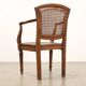 Fauteuil ancien de style néoclassique en noyer et hêtre, France '700
