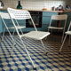 Suite 4 chaises terrasse vintage