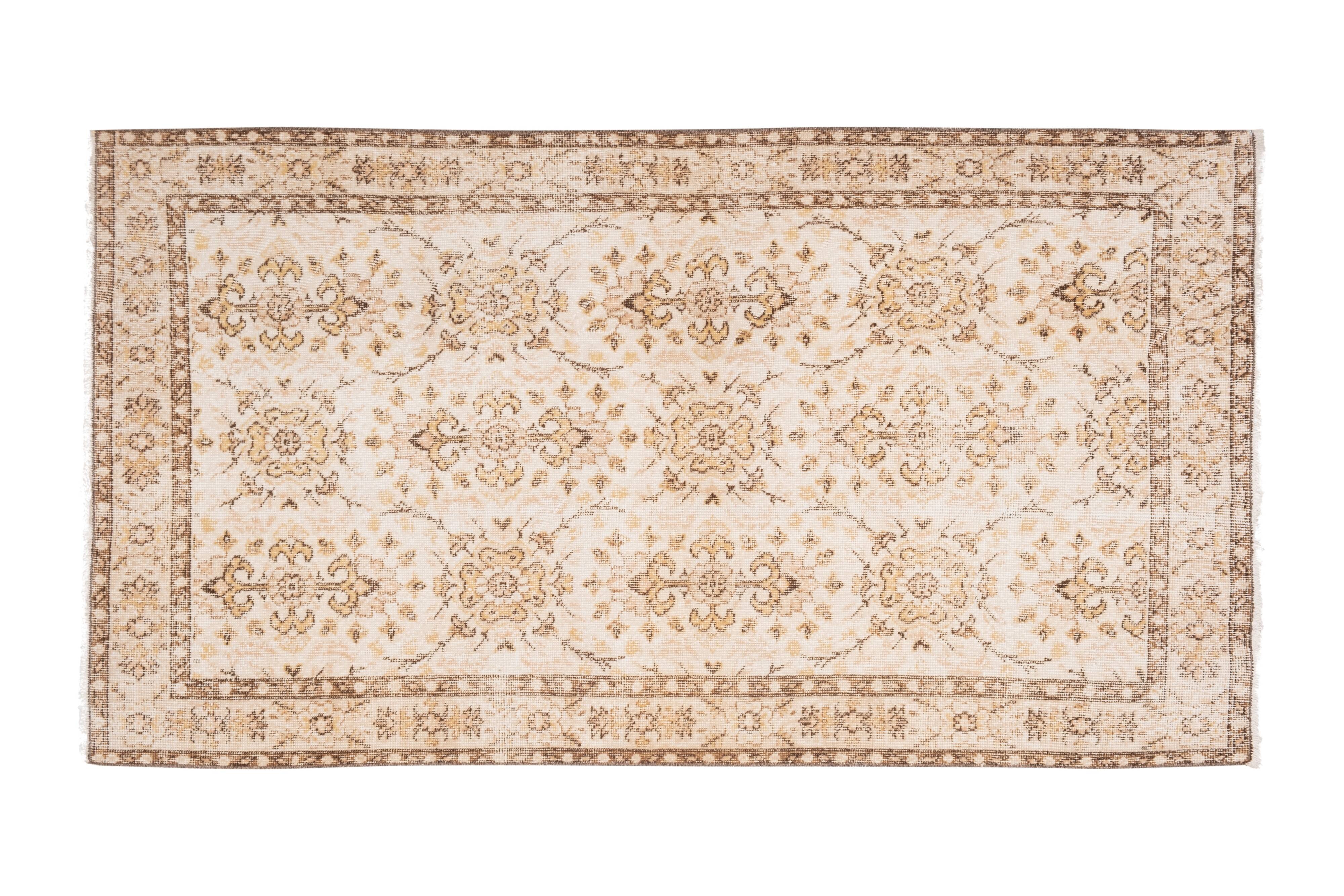 Vintage Turkish Sparta Rug 3'10" X 6'11"