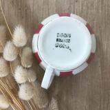 Digoin striped coffee cups