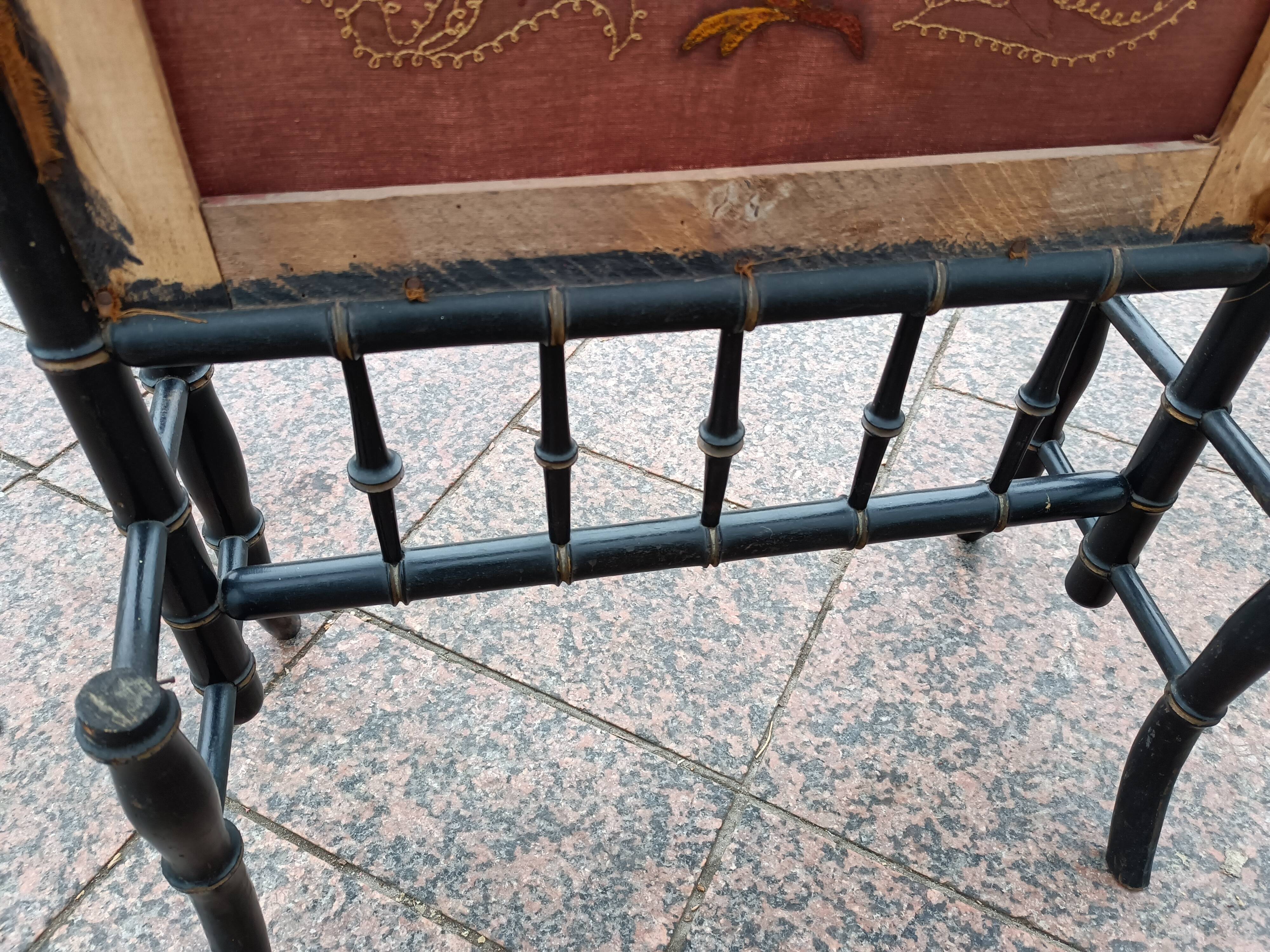 Old blackened wood Napoleon III era