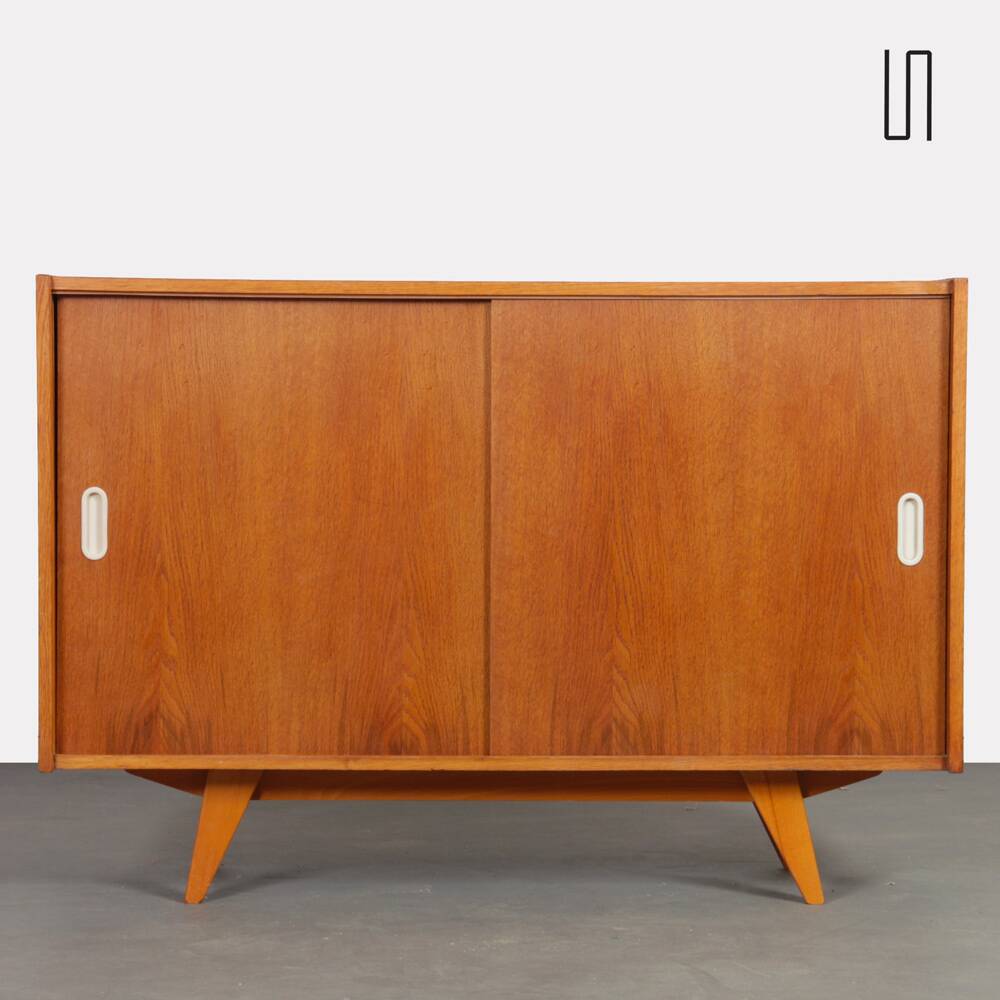 Oak chest of drawers, model U-452, by Jiroutek for Interier Praha, 1960