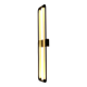Double black neon wall light by Gian N. Gigante for Zerbetto, 1980
