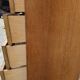 Vintage chest of drawers with compass feet, 1950s, 4 drawers