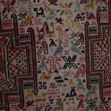 Vintage Turkish Oushak Handwoven Rug 123x195 cm