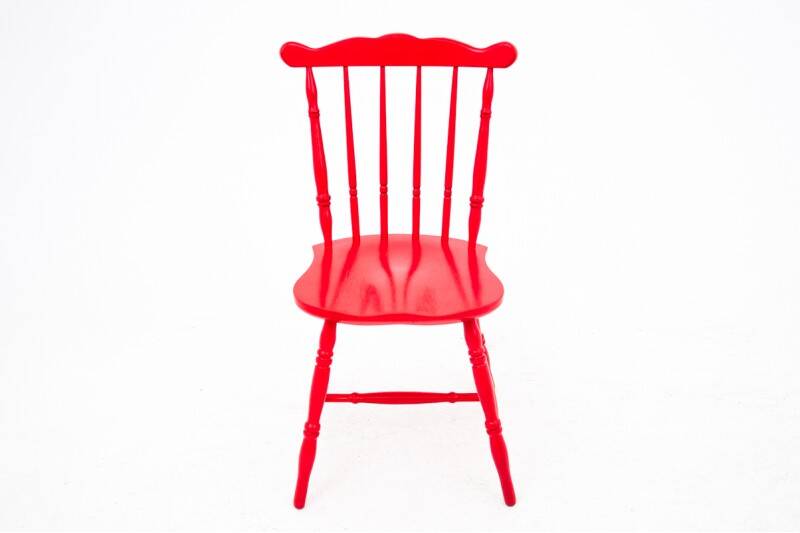 Red chair, Poland, 1940s. After renovation.