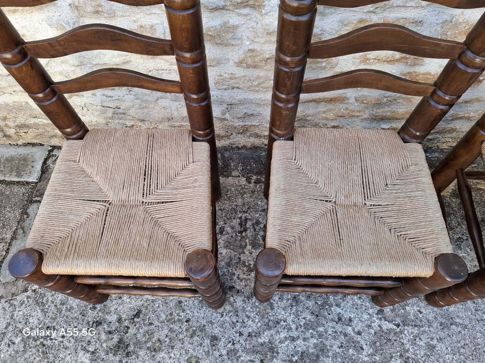 Chaises style Charles Dudouyt