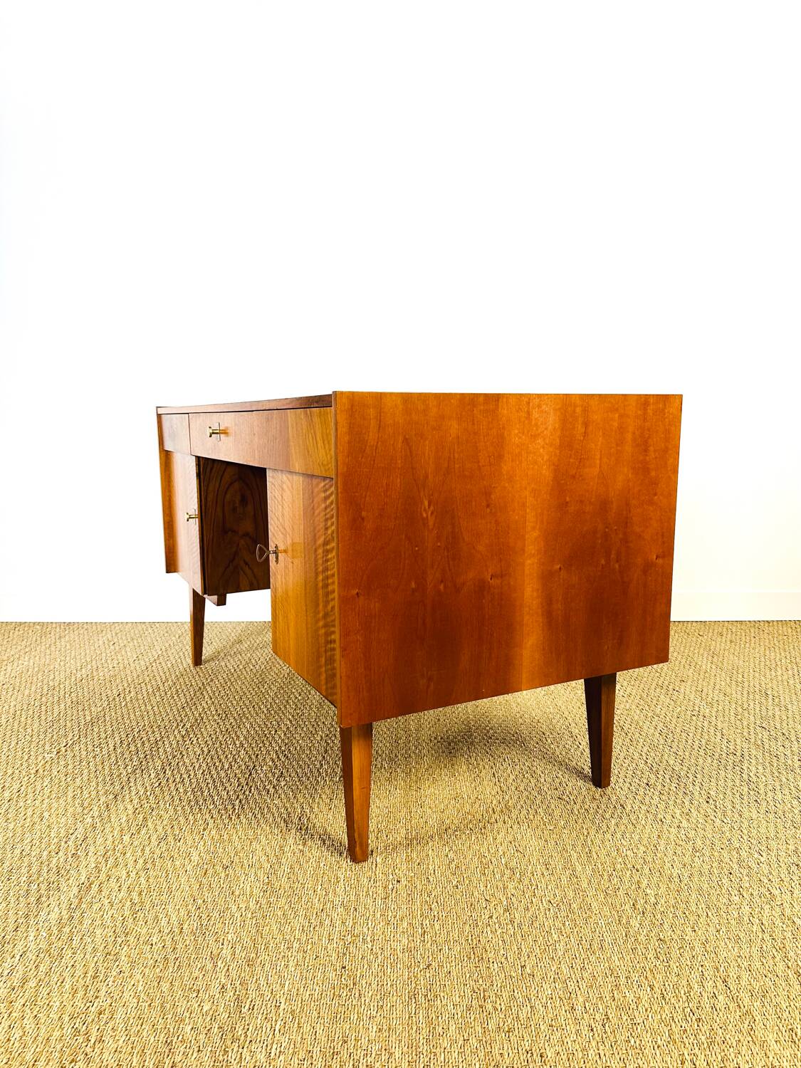 Vintage Scandinavian walnut desk