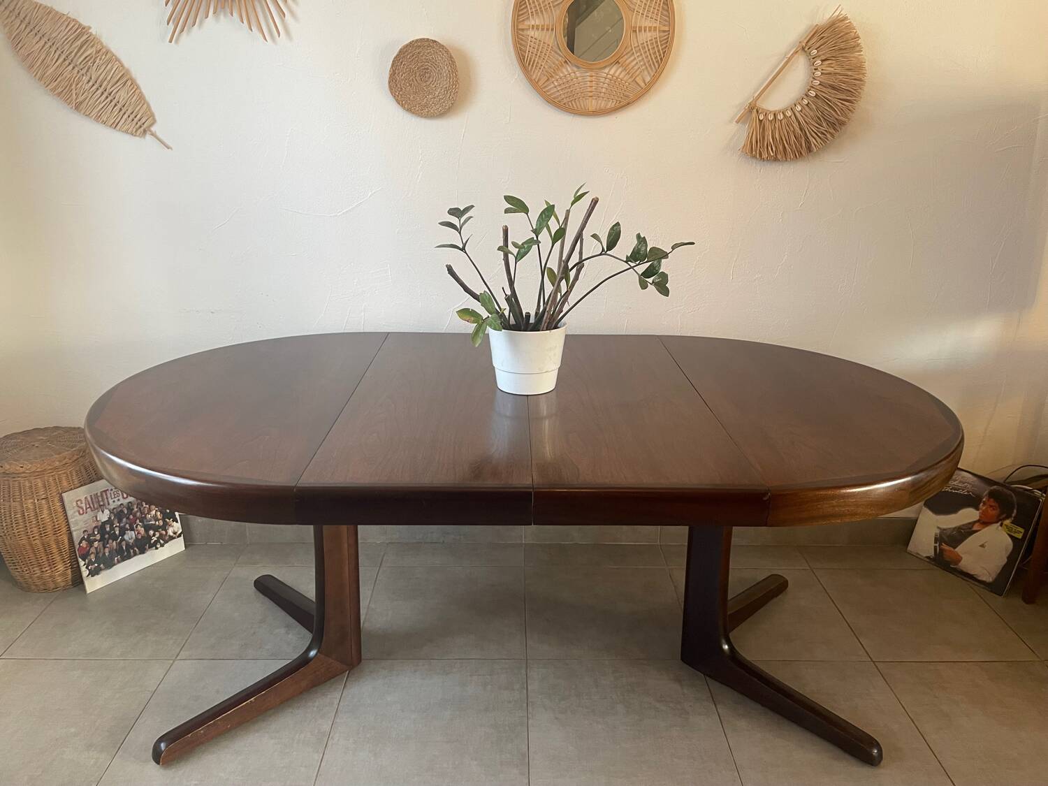 Table Baumann vintage 2 rallonges