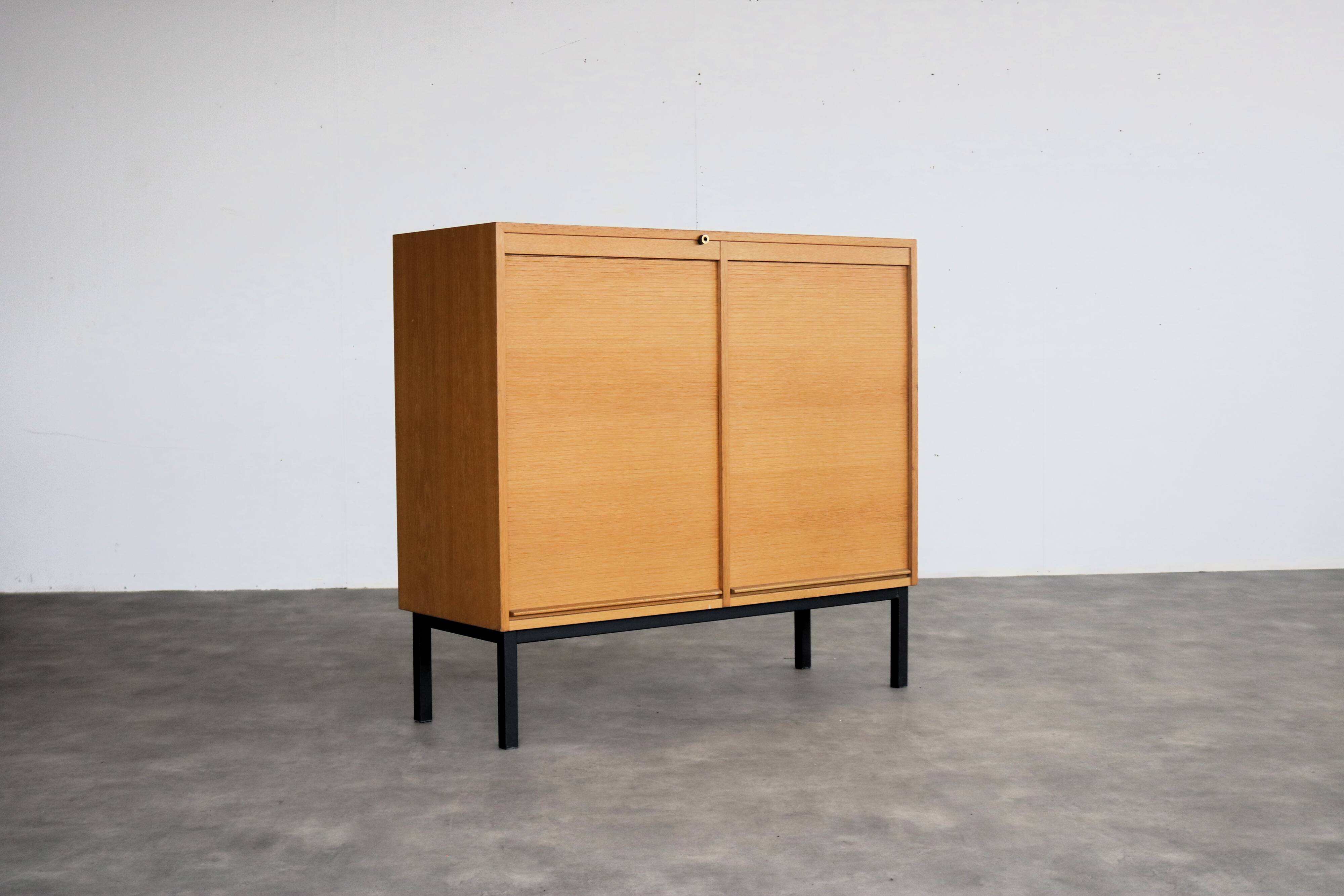 Vintage filing cabinet | roller shutter cabinet | 1960s | Sweden