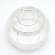 Scandinavian glass lamp, vintage 1970s