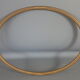 Fine old oval frame wood - gilded stucco 42x31 cm